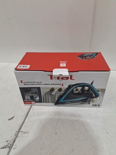 T-FAL ULTRAGLIDE PLUS ENHANCED STEAM IRON WITH CALCIUM COLLECTOR - BLACK/TEAL (MODEL: 1980969/FV5871Q0) image 2