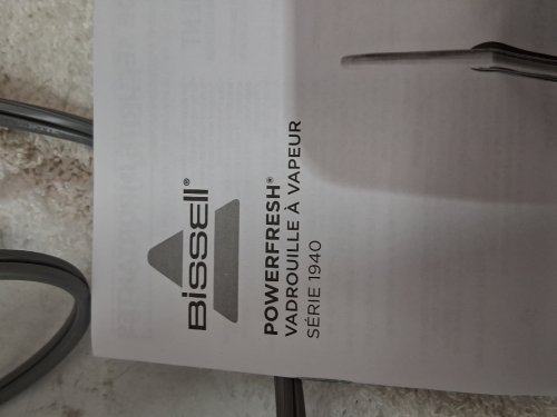 Bissell Powerfresh Steam Mop - White/Blue (MODEL: 1940B) image 4