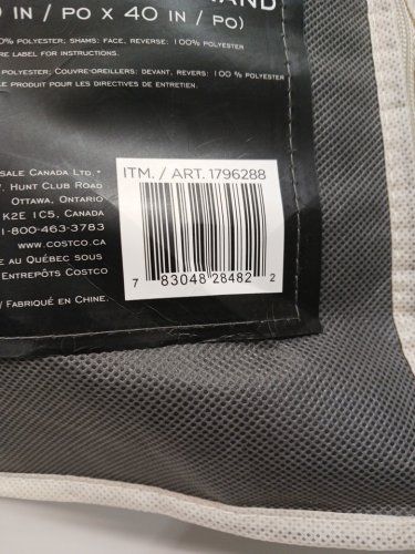 3PC FRYE FAUX FUR COMFORTER SET - KING - GREY (MODEL:1796288) image 3
