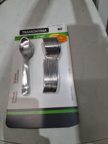 36pc tramontinaa proline Teaspoons - stainless steel (model: 1886579) image 2