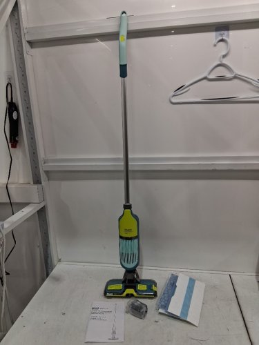 Shark VACMOP Reveal Cordless Hard Floor Cleaner, Vacuum and Spray Mop - green/blue (model: vm401c) image 3