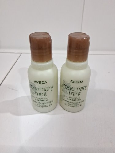 2 aveda wweightless conditioners - 50ml each (travel size) - rosemary mint image 2
