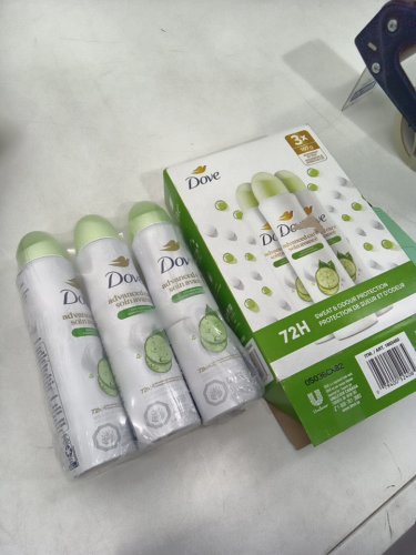 3PK DOVE advanced care spray deodorant - 107g each - cool essentials image 2