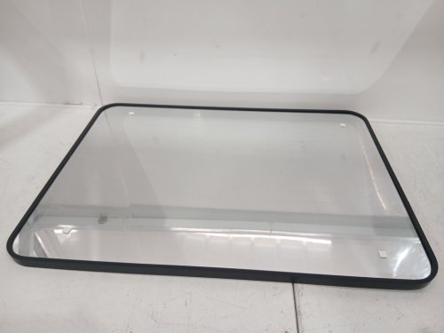 VENLUS OVER THE SINK RECTANGLE SHATTERPROOF VANITY MIRROR WITH ROUNDED CORNERS - 22" X 30" - BLACK (MODEL: DME-B-22X30IN) image 3