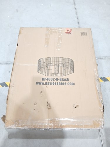 BESTPET 8-PANEL HEAVY DUTY PET PLAYPEN - 40" - BLACK (MODEL: HP4032-8-BLACK) image 2