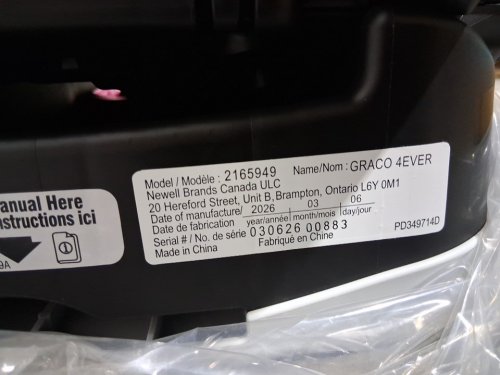 GRACO 4EVER 4-IN-1 CAR SEAT WITH RAPID REMOVE COVER - LOFTON STYLE - Grey - (MODEL: 2165949) image 7
