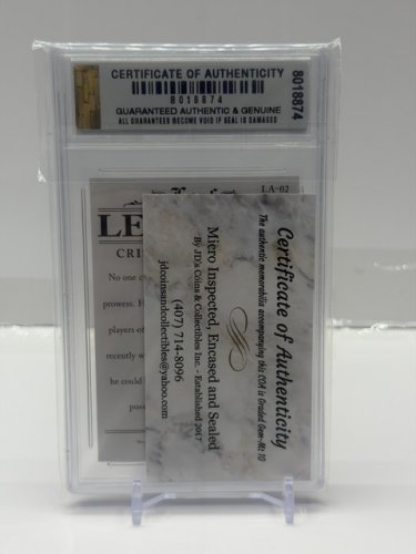 JDCC GRADED GEM MINT 10 2023 LEAF ACHIEVEMENT CRISTIANO RONALDO LEGENDS #LA-02 image 2