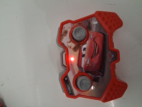 jada toys disney pixar cars lightning mcqueen r/c remote control car - 1:24 scale - red image 4