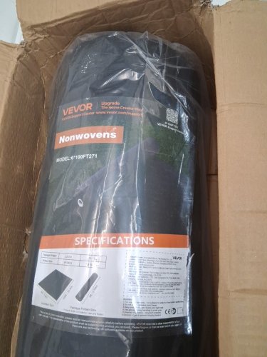 nonwovens Ground Cover Weed Control Geotextile Fabric roll - 6ft x 100ft - black (Model: 6*100ft271) image 4