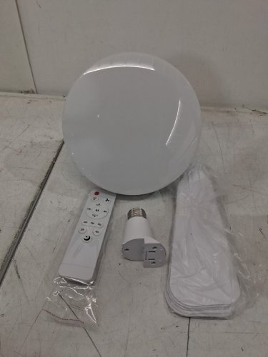 Socket Fan Light with Remote - 24" - 30W - 3000K/4000K/6500K - WHITE image 3