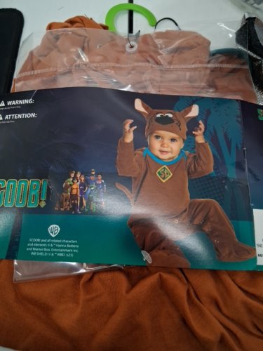 babies RUBIES SCOOBY-DOO "SCOOB" COSTUME - 6-12m - BROWN image 2