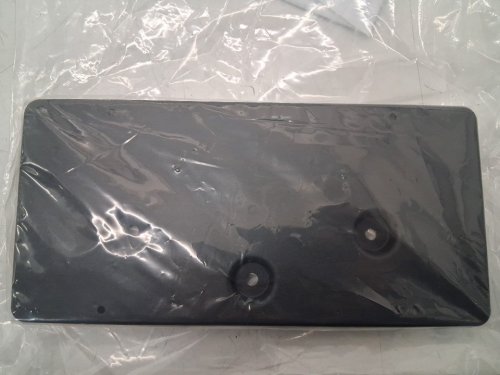 tesla cybertruck front license plate mount - black image 3