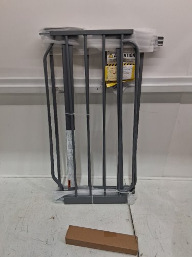 REGALO EASY STEP EXTRA WIDE METAL SAFETY GATE - 30" X 29" - 49" - PLATINUM (MODEL: 1164 EP DS) image 3
