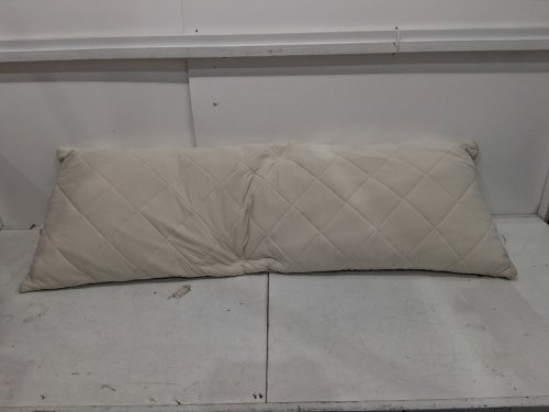 BELOW ZERO cooling quilted body pillow - 20" x 54" - ivory (model: 3694658) image 2