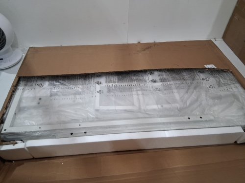 Computer Desk With LED lights, side pouch, Monitor Stand and Power Outlet - 48" - white (model: 55sccksr2d120wpvcmjq) image 7