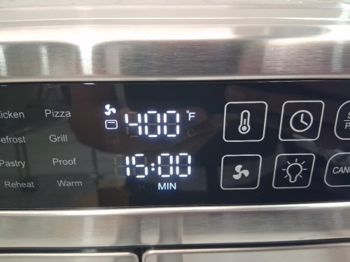 Emeril Lagasse Stainless Steel Extra Large Air Fryer Convection Toaster Oven with French Doors - 26QT - Silver (model: fafo-001) image 5