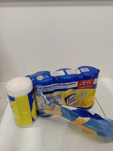 4PK Lysol advanced disinfecting wipes - 550 wipes total - citrus scent (model: 1708072) image 2