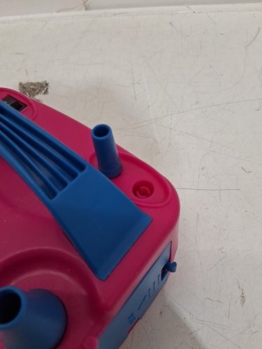electric portable dual nozzle balloon inflation pump - 110V - 600W - PINK/BLUE (MODEL: 73005) image 5