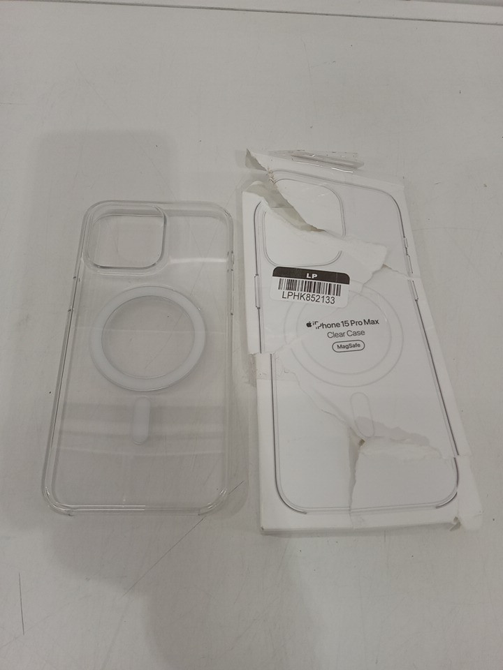 apple phone case with magsafe - for iphone 15 pro max - clear (MODEL: A3130) image 2