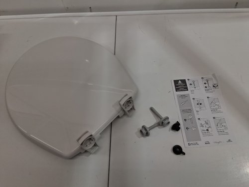BEMIS PLASTIC round TOILET SEAT - WHITE (MODEL: 730slec000) image 3
