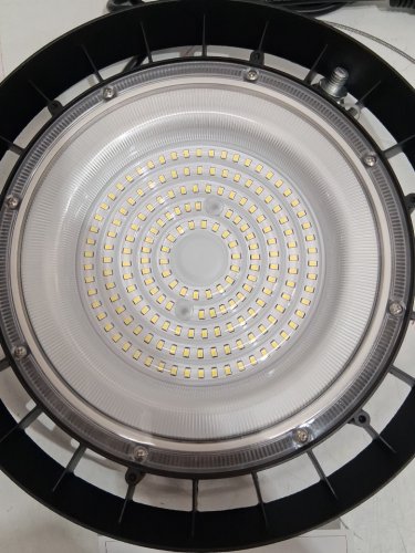 CHMLT UFO LED commercial High Bay Light - 13.38" - 200W 100-277V 30000LM 5000K - black (Model: CHMLT-UFO-200W) image 5