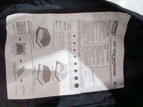 COLEMAN SKYDOME 4 PERSON water-resistant TENT - DARKROOM/multicolor (MODEL: 2000038173) image 15