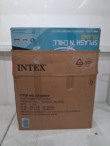 INTEX 6 - PERSON SPLASH AND CHILL ISLAND - WHITE/BLUE - (MODEL: ‎56299EP) image 2