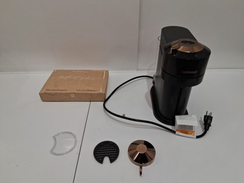 NESPRESSO BY delonghi VERTUO NEXT PREMIUM single serve COFFEE & ESPRESSO MACHINE with wifi/bluetooth connection -- white/black (MODEL: env120w / gdv1) image 4
