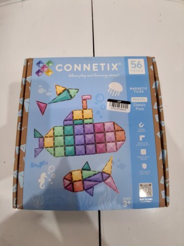 56PC CONNETIX Magnetic Tiles Pastel Classic Pack - MULTICOLOUR (MODEL: CT-P-0056-CL) image 2