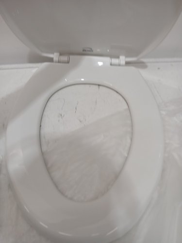 BEMIS slow close easy clean toilet seat - Elongated 18.5" - White - ( model: 7300SLEC 000 ) image 3