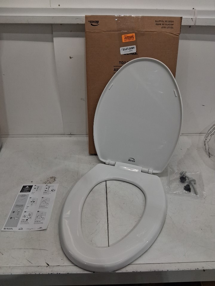 BEMIS 7300SLEC 000 TOILET SEAT - SLOW CLOSE AND REMOVES EASY FOR CLEANING, ELONGATED, WHITE image 3