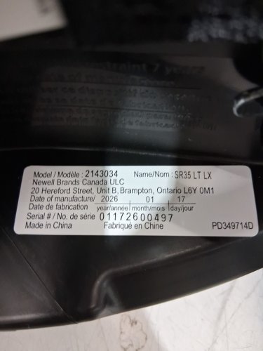GRACO SNUGRIDE 35 LITE LX INFANT CAR SEAT - GOTHAM FASHION BLACK/GREY (MODEL: 2143034) image 5