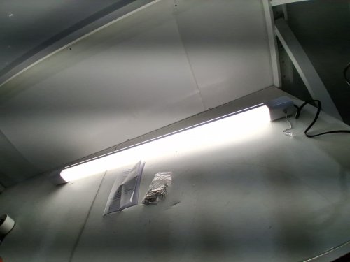 KODA Modern Directional Shop Light with Motion Sensor - 6000 lumens - 45.6"x2.9" - white (model:1862499) image 4