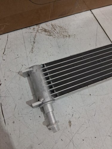 a-premium transmission oil cooler - fits select ford 6-speed transmission - silver (model : oc19053-c / B0F1D8LWR1) image 3