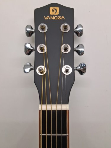Vangoa Electric Acoustic Guitar kit - 41" - right handed - matte black (model: basic vge-1) image 3