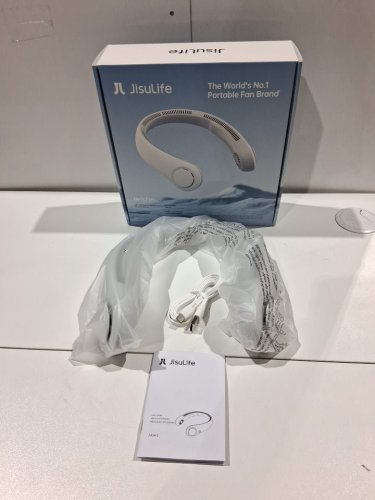 Jisulife LIFE4 5-Speed portable neck fan - OSFM - White (model: fa14-s) image 2