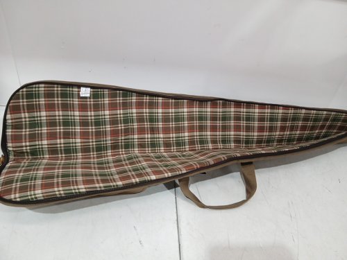 Cabela's Deluxe Waxed Canvas Leather Shotgun Case - 52" - green/brown (model: CB18102221-0) image 4