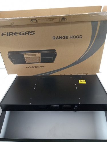 FIREGAS Ducted / Ductless Convertible UNDER CABINET RANGEHOOD - Aluminum - 30" - BLACK (MODEL: FGS-UBF39A575AC) image 3