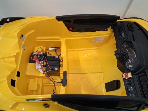 INFANS 12V Licensed Lamborghini Ride On Car with Parent Remote Control - 55lbs max - Yellow (Model: TQ10069US-YW) image 10