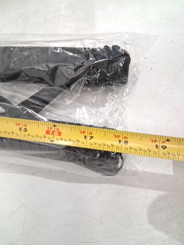 2pk Heavy Duty Portable Weighted Ropeless Battle Ropes - 18" - black image 3