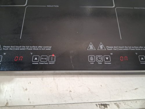 AMZCHEF 2 Burner Portable Induction Cooktop with 20 Temperature Levels and 10 Hour Timer - 1800W - Black (Model: JDL-CS18D6) image 4