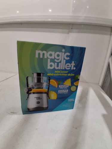 magic bullet powerful mini juicer - 400w - black/silver - (model:mbj-100) image 2