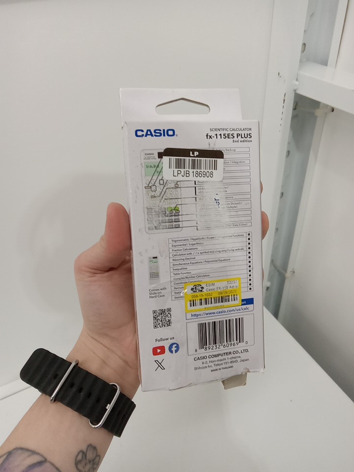 Casio (2nd Edition) Advanced Scientific Calculator with Natural Display - White (model: FX-115ESPLS2) image 3