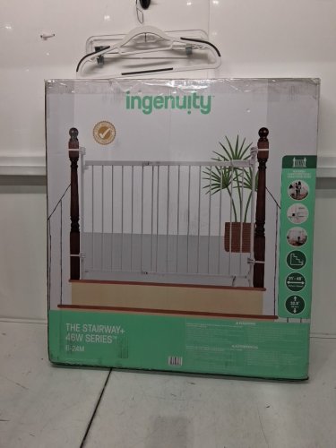 summer by ingenuity The Stairway+ 46W Series Pet and Baby Gate - 6-24M - 31"- 46" x 32.5" - WHITE (model: ‎00012914279038) image 3
