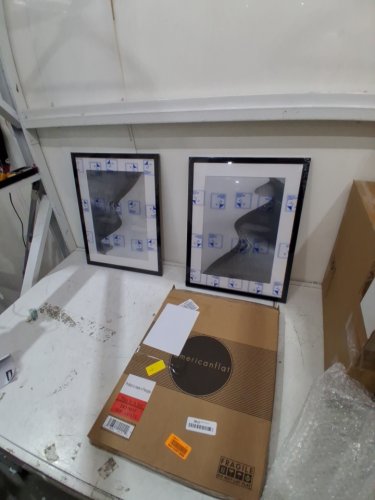 2pk americanflat picture frames - 14" x 18" - black image 2