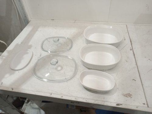 6PC CorningWare bakeware oval set - 2.5qt - 1.5qt - 15oz - French white (model: p1143571-a) image 3