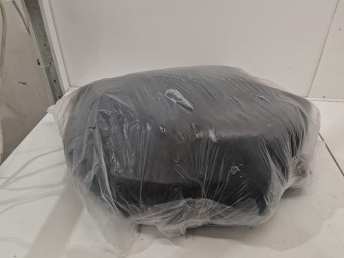 kiusatig washable pet car seat for large/medium dogs with detachable leashes and storage pocket - black (KI2401-B) image 4