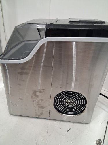 EUHOMY Ice Cube Maker Machine - 45Lbs/Day - Silver/Black (Model: IM004-CSI-CAEH / IM-FP) image 6