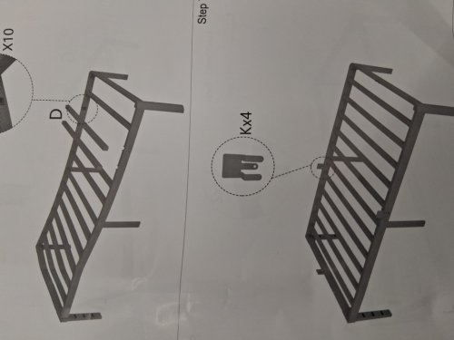 Metal bed frame no box spring needed - Twin - 16" - Black (model: am01-kj03-16t-b) image 5