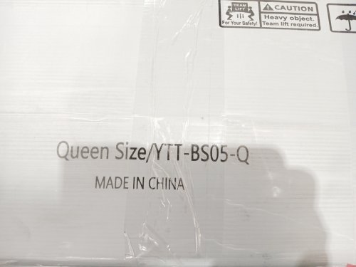 Metal Frame Box Spring with cover - queen - Black (model: ytt-bs05-q) image 6